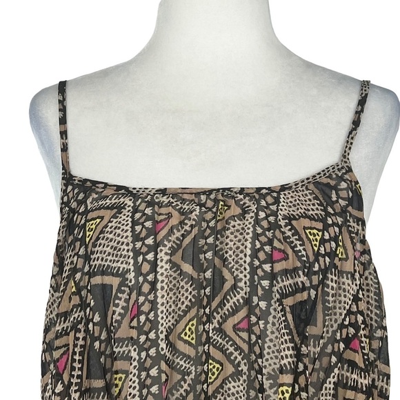 BCBG GENERATION WOMEN'S SPAGETTI STRAP FLOWY TOP/BLOUSE - Picture 3 of 12